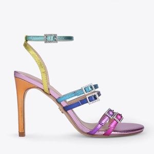 **NEW** Brand new Kurt Geiger rainbow scrappy heels